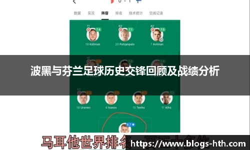 波黑与芬兰足球历史交锋回顾及战绩分析